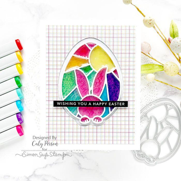 Ranger GLOSSY ACCENTS Glue Dimensional Adhesive GAC17042 Easter Stain Glass Window Card | color-code:ALT835