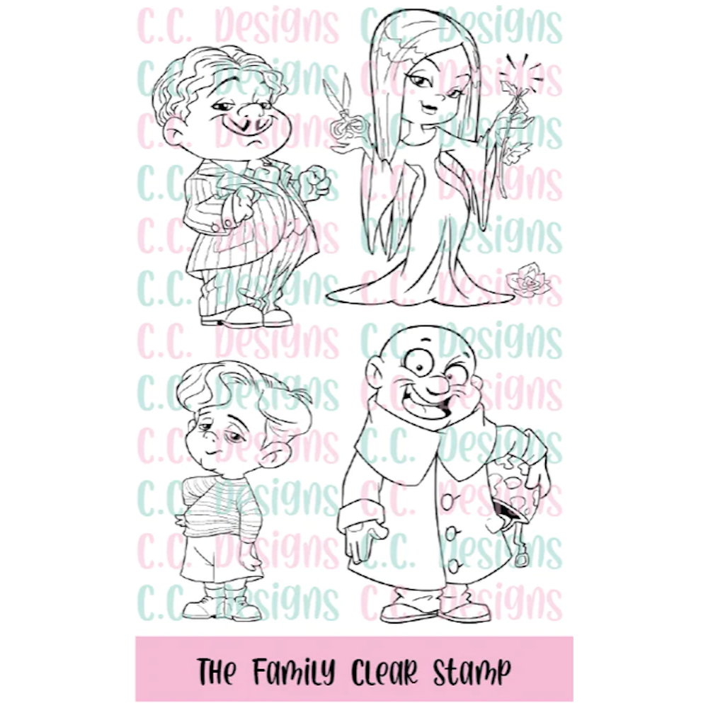 C.C. Designs The Family Clear Stamp Set ccd0323