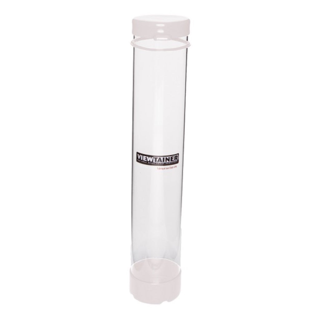 Viewtainer White Tethered Cap Container ccrt27515-6
