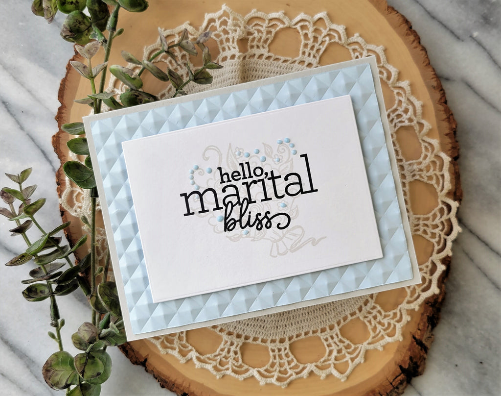 Hello, Marital Bliss Card | color-code:ALT06