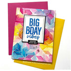 Watercolor and Geometric Birthday Vibes | color-code:ALT01
