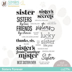 CZ Design Clear Stamps Sisters Forever cz279c Beautiful Days