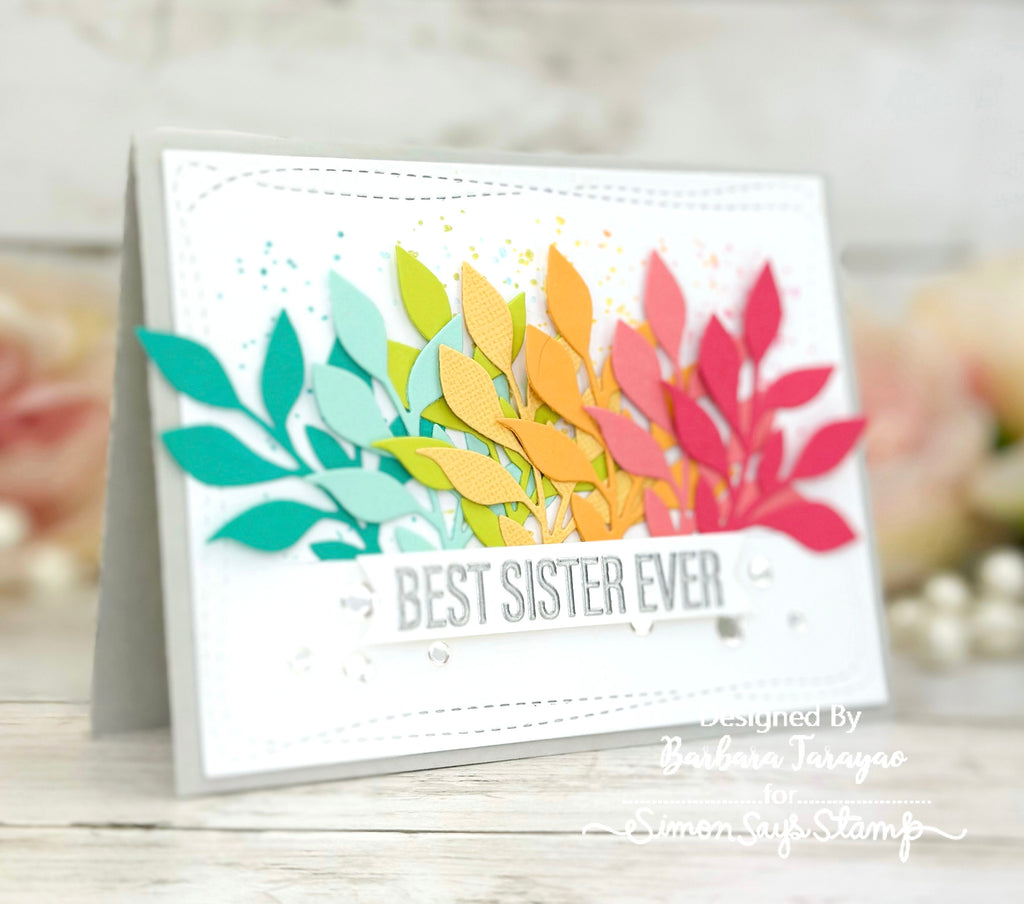 CZ Design Clear Stamps Sisters Forever cz279c Sisters Card | color-code:ALT02