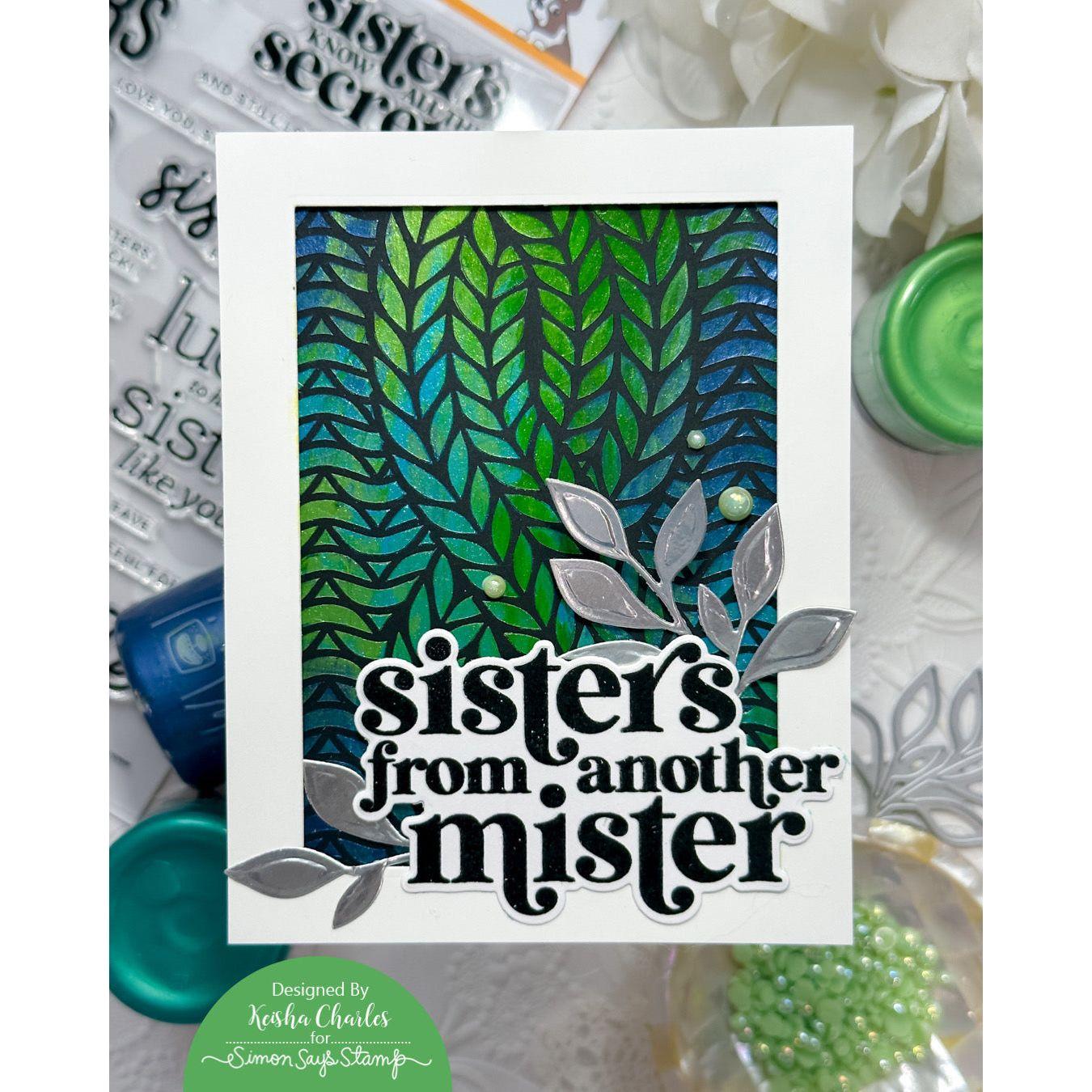 CZ Design Clear Stamps Sisters Forever cz279c Sisters Card | color-code:ALT04