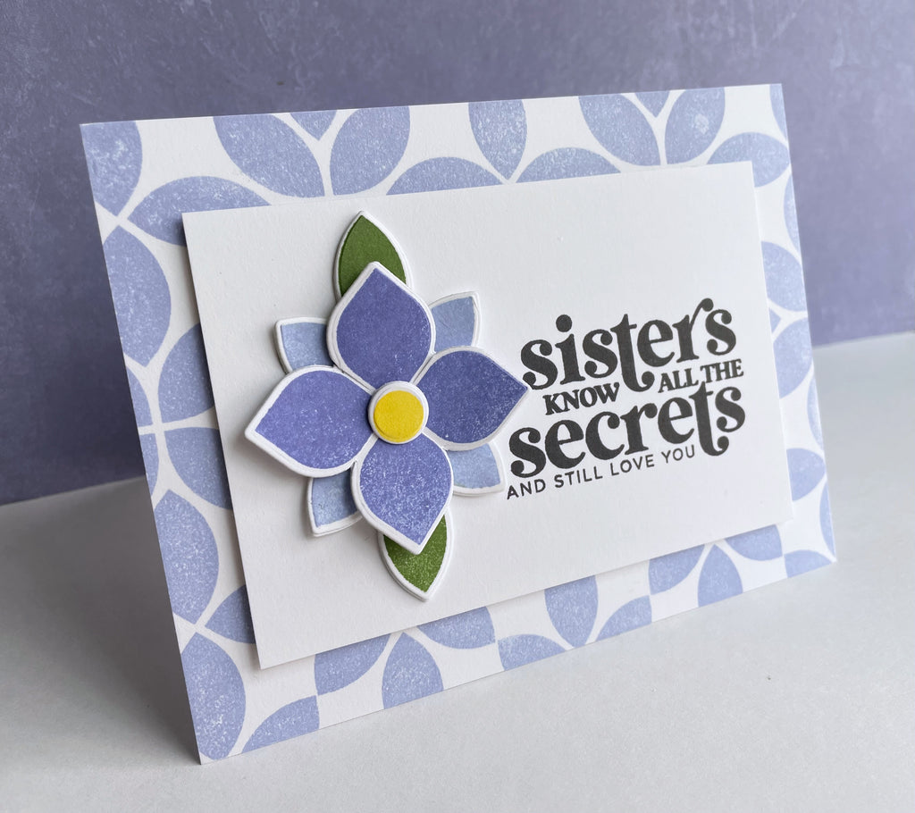 CZ Design Clear Stamps Sisters Forever cz279c Sisters Card | color-code:ALT05
