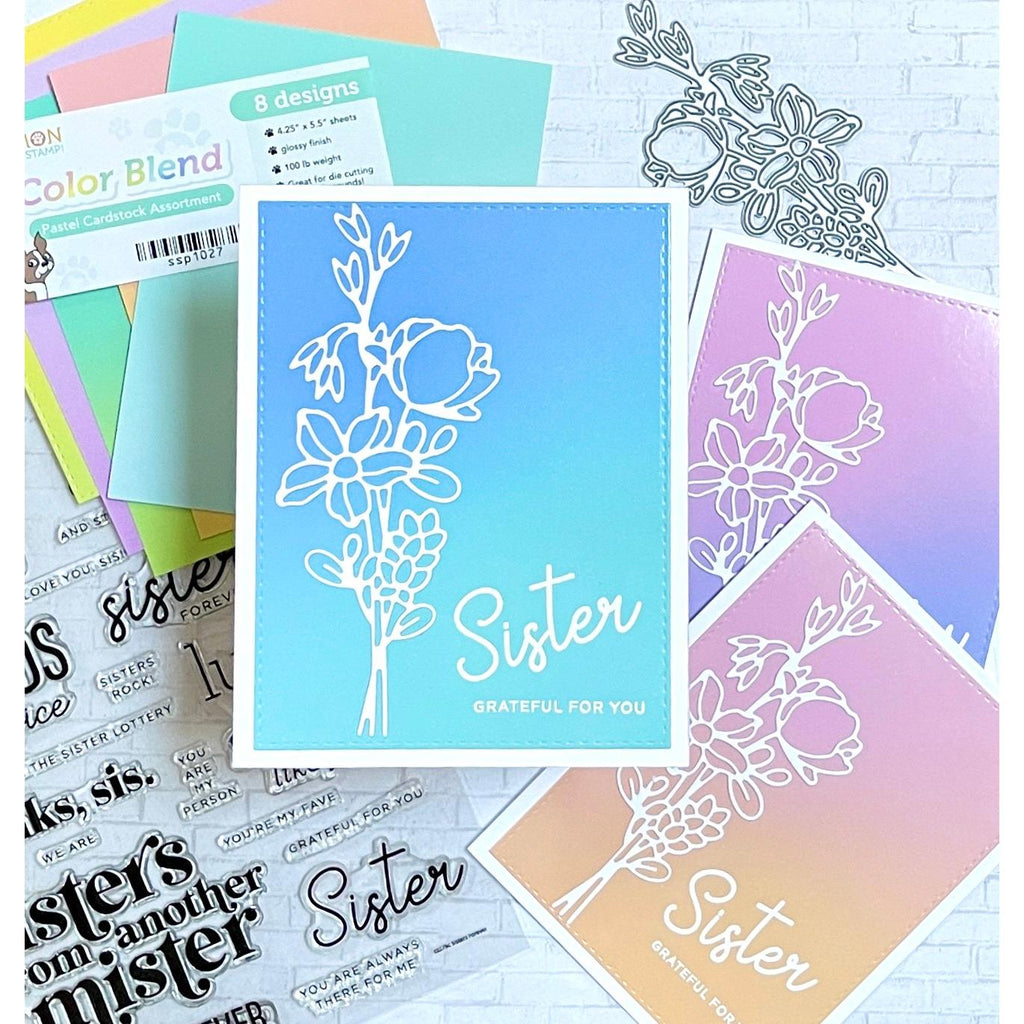 CZ Design Clear Stamps Sisters Forever cz279c Sisters Cards | color-code:ALT06