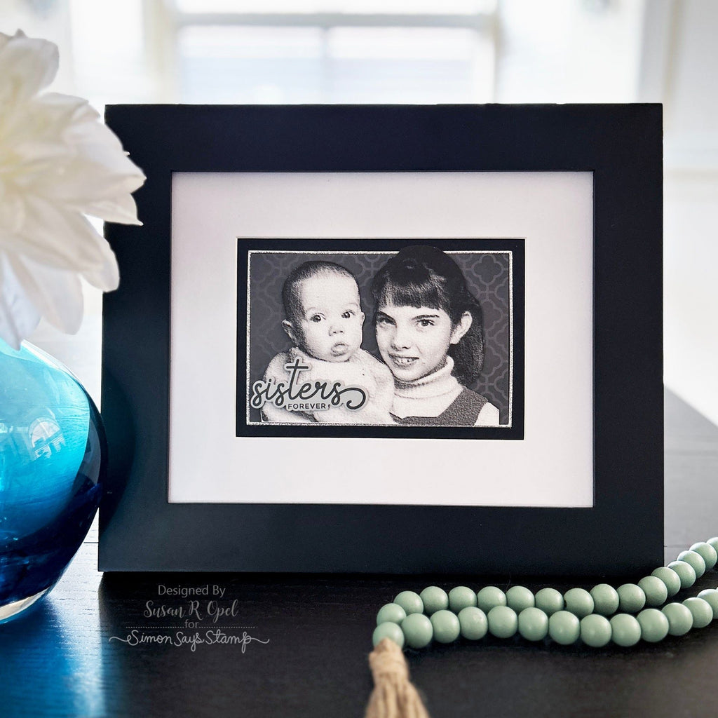 CZ Design Clear Stamps Sisters Forever cz279c Sisters Frame | color-code:ALT07