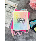 CZ Design Clear Stamps Sisters Forever cz279c Sisters Card | color-code:ALT09