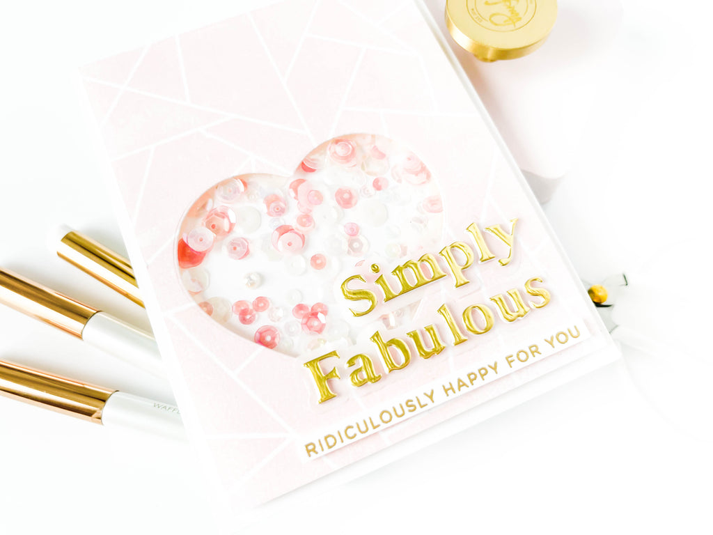 Simply Fabulous Shaker Card | color-code:ALT14
