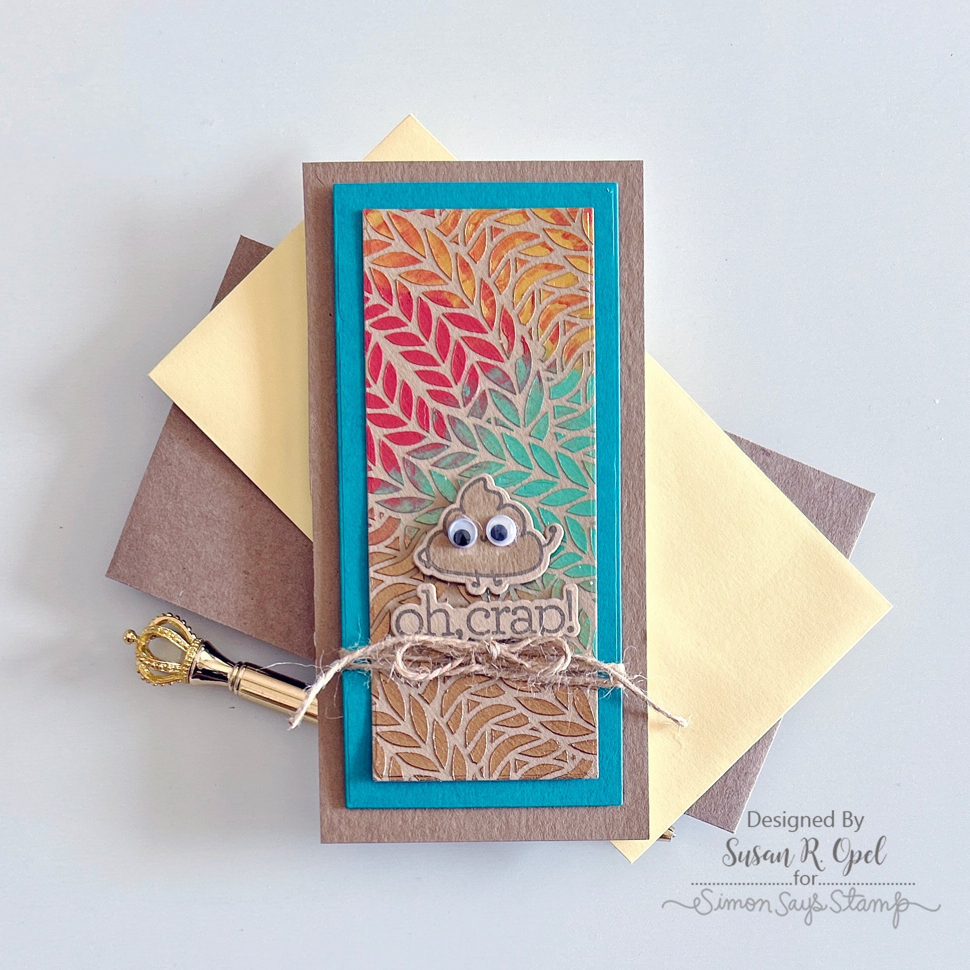 CZ Design Clear Stamps Giggles And cz62 Beautiful Days Potty Humor Card | color-code:ALT04
