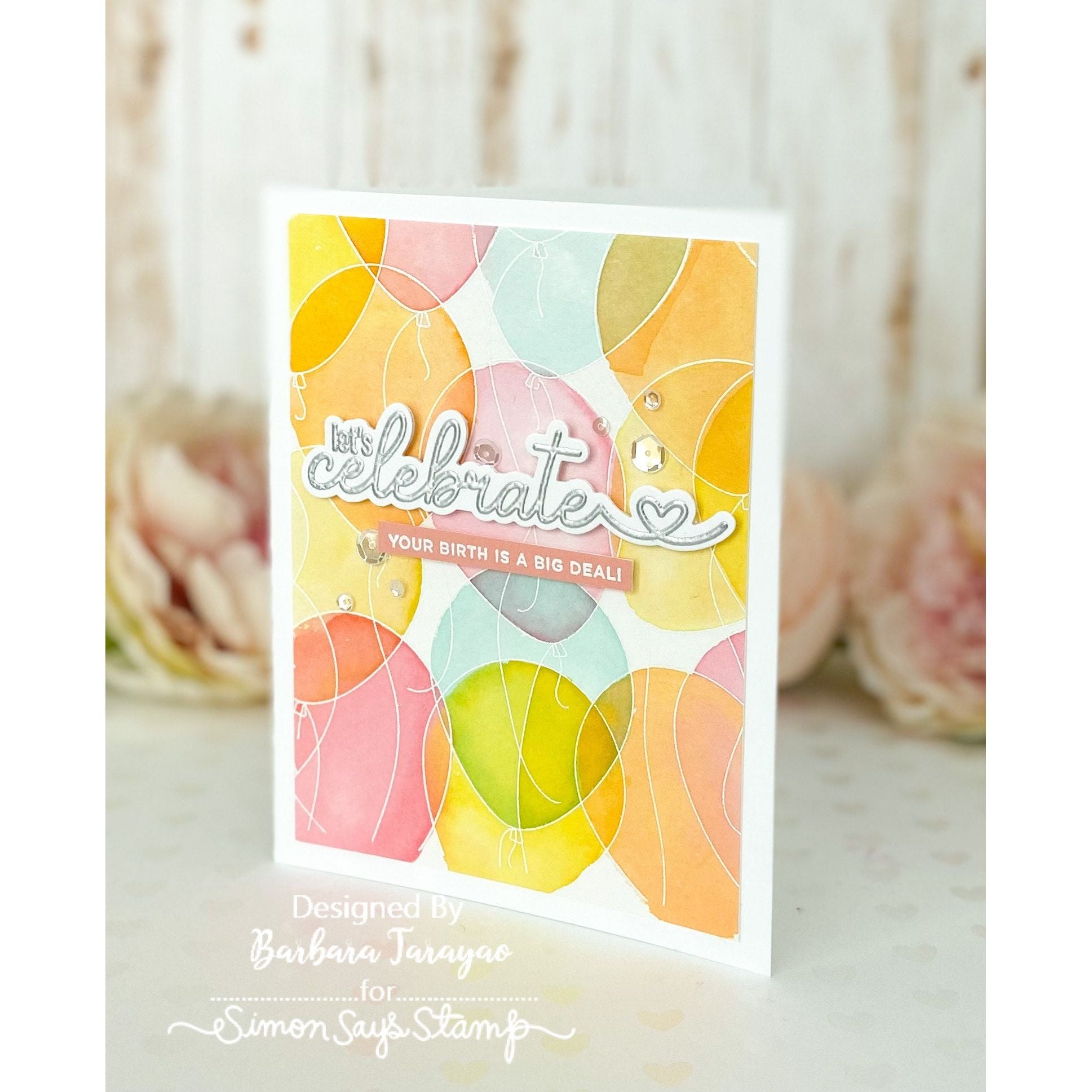 Birthday Balloon Celebrate Card | color-code:ALT04