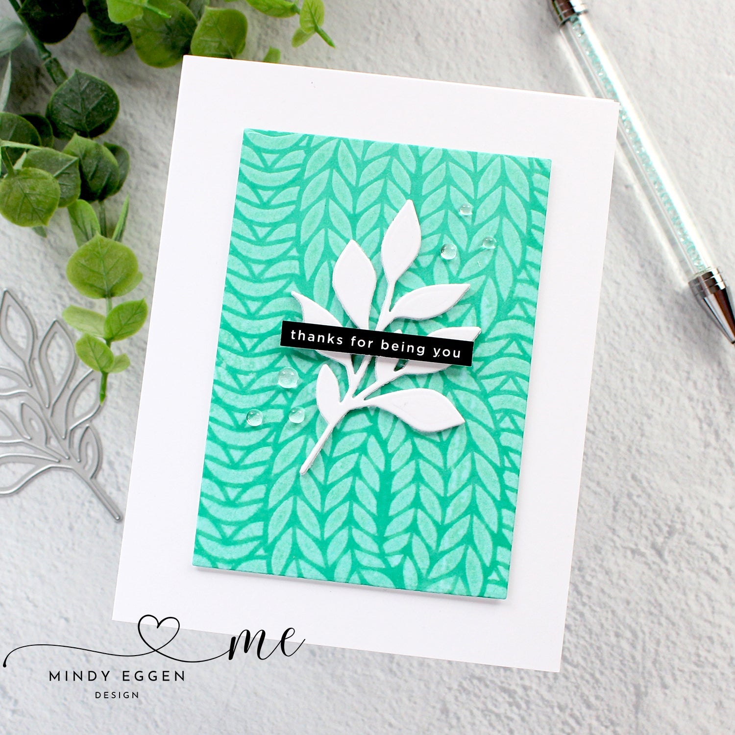 CZ Design Sentiment Strips Reverse Sister Thanks Card | color-code:ALT07