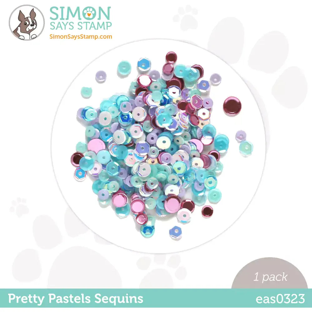 Simon Says Stamp Sequins Pretty Pastels eas0323 Just For You