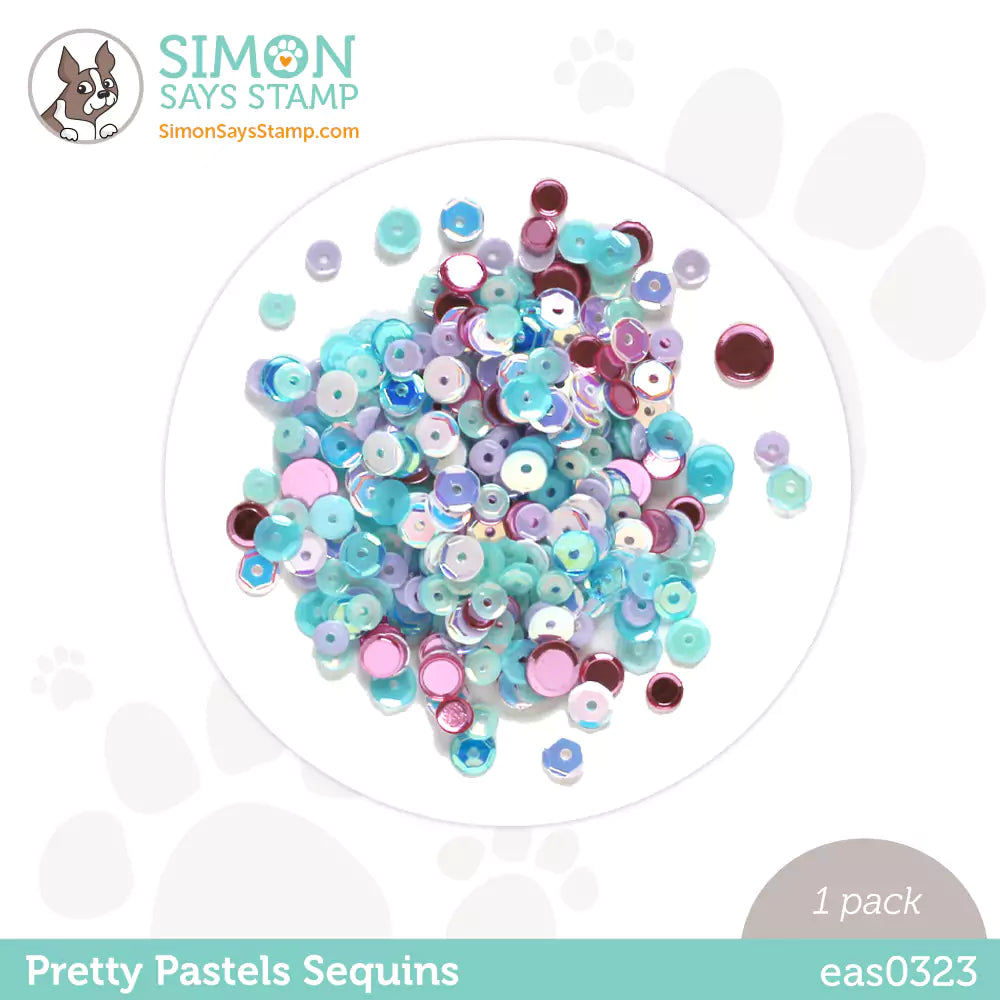 Simon Says Stamp Sequins Pretty Pastels eas0323 Just For You