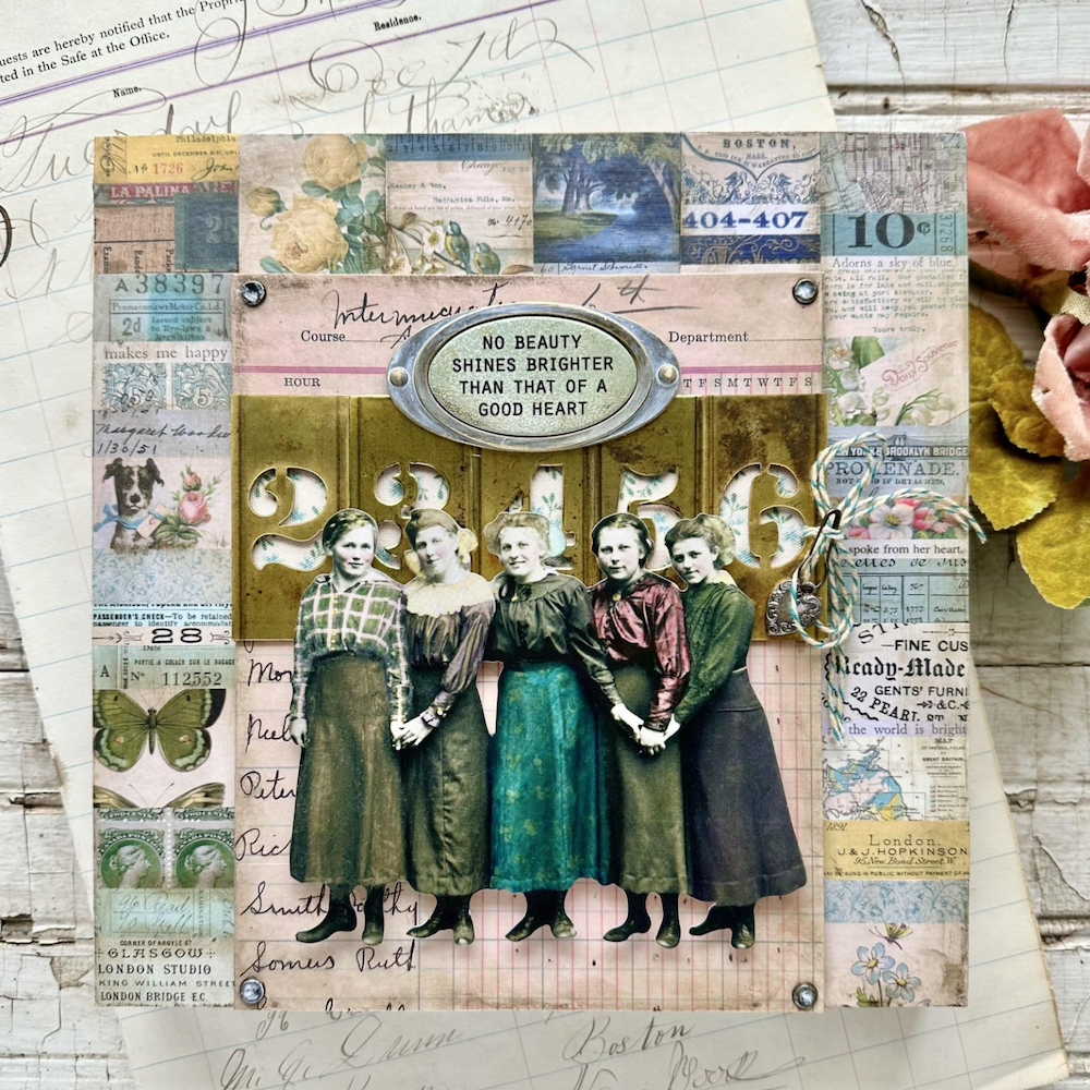 Tim Holtz Idea-ology HEARTS Adornments th94130 Good heart | color-code:ALT01
