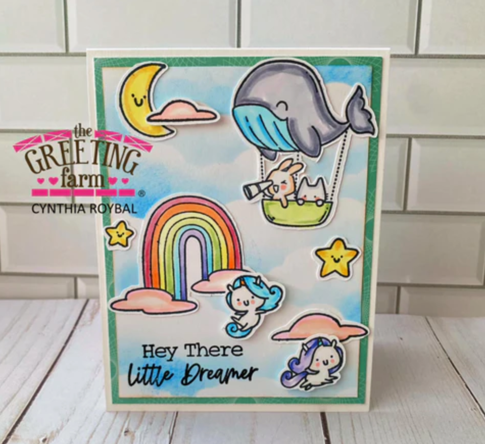 The Greeting Farm LITTLE DREAMER Clear Stamps tgf652 Little Dreamer Unicorn | color-code:ALT02