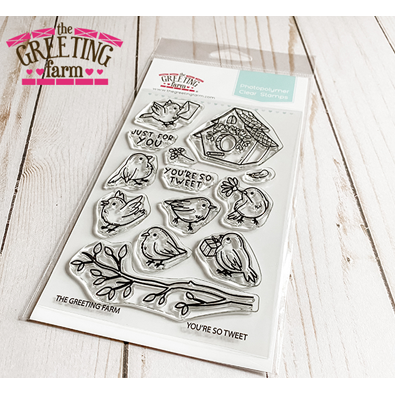 The Greeting Farm YOU'RE SO TWEET Clear Stamps tgf653