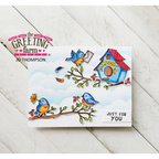 The Greeting Farm YOU'RE SO TWEET Clear Stamps tgf653 Sweet Bird Scene | color-code:ALT04