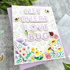 Honey Bee Love Bug Hot Foil Plate hbds-foillb Hey There Love Bug Card