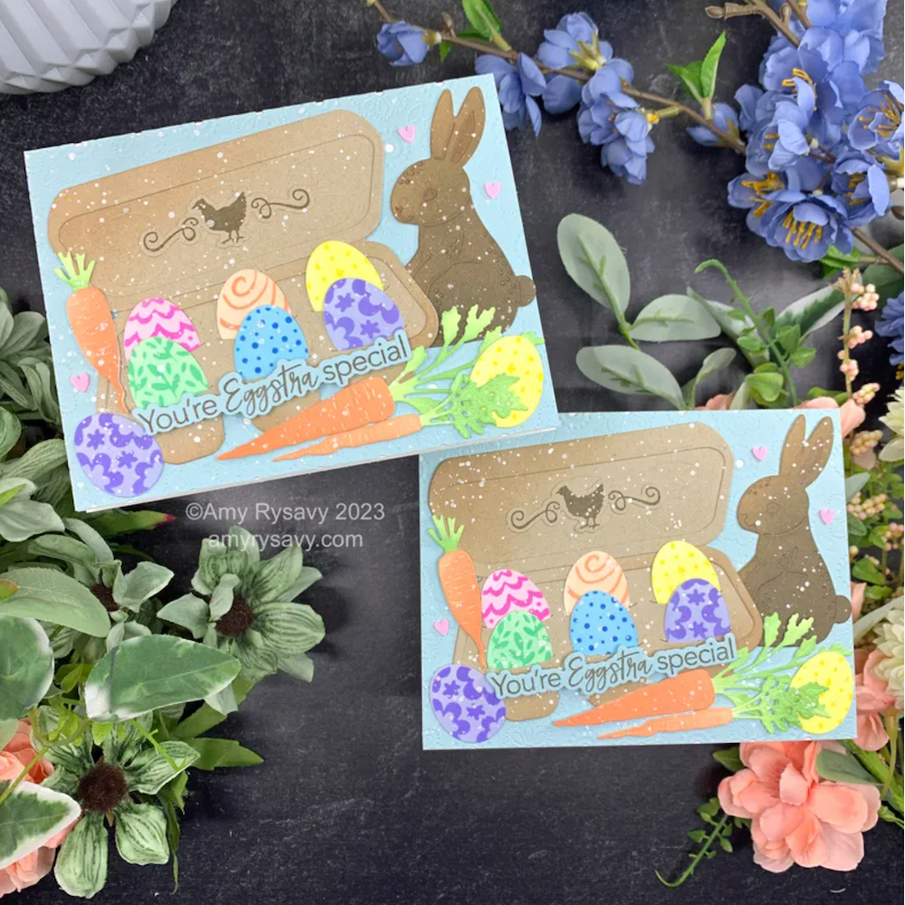 Honey Bee Lovely Layers Carrots Dies hbds-llcar Eggstra | color-code:ALT04