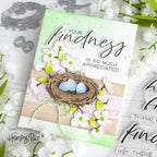 Honey Bee Lovely Layers Dogwood Dies hbds-lldgw Your Kindness Is So Much Appreciated Card
