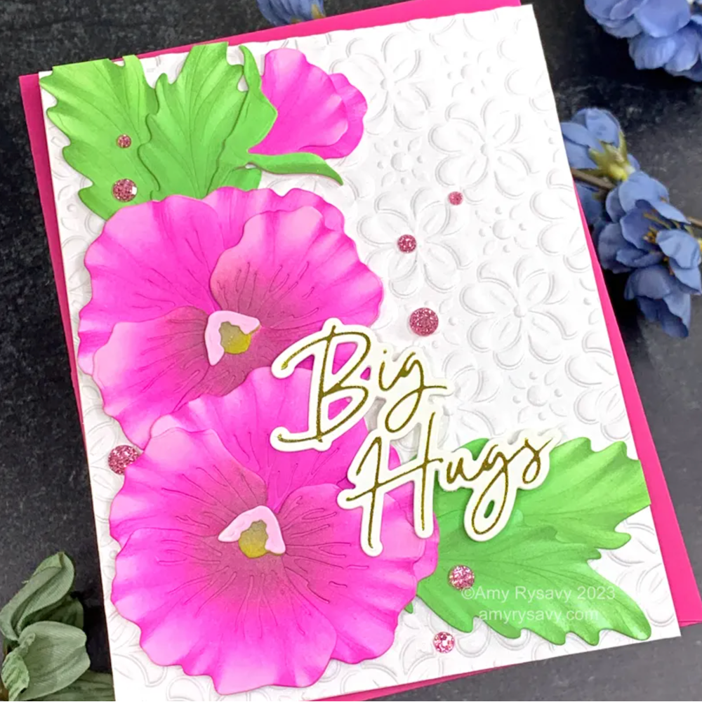 Honey Bee LOVELY LAYERS PANSY Dies hbds-llpan Big Hugs | color-code:ALT01