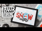 Simon Says Stamp! CZ Design Stamps and Dies LET IT SNOW set564ls Cozy Hugs