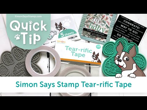 Simon Says Stamp! Simon Says Stamp TEAR RIFIC TAPE 1/8 inch st0061