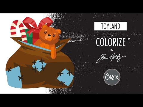 Simon Says Stamp! Tim Holtz Sizzix TOYLAND Colorize Thinlits Dies 664972