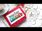 Simon Says Stamp! CZ Design Wafer Dies TEACHER THANK YOUS czd143c