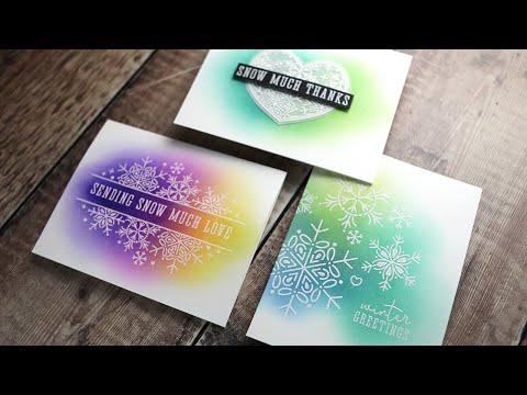 Simon Says Stamp! Simon Says Stamp SNOW LOVE Wafer Die sssd112614c