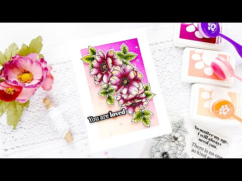Simon Says Stamp! Simon Says Clear Stamps MOM'S SPRING FLOWERS sss202479c