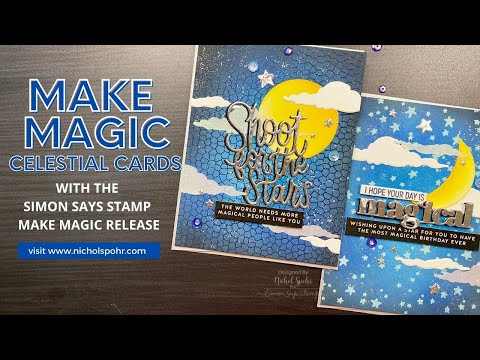 Simon Says Stamp! Simon Says Cling Stamp MAGIC STARS sss102306