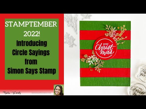 Simon Says Stamp! Simon Says Stamp CIRCLE SAYINGS Wafer Dies sssd112692c