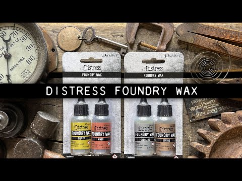 Simon Says Stamp! Tim Holtz Distress Foundry Wax KIT 2 Ranger tdak80442