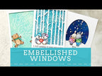 Simon Says Stamp! Trinity Stamps VANILLA SUGAR SNOWFLAKES SPRINKLE Embellishment Box 361678