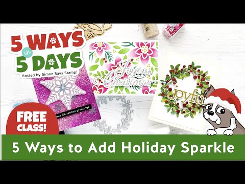Simon Says Stamp! Simon Says Stamp Stencil WINTER FLORAL LAYERING SET ssst121458