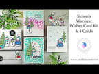 Simon Says Stamp! Simon Says Stamp Stencil SCATTERED SNOWFLAKES ssst221598