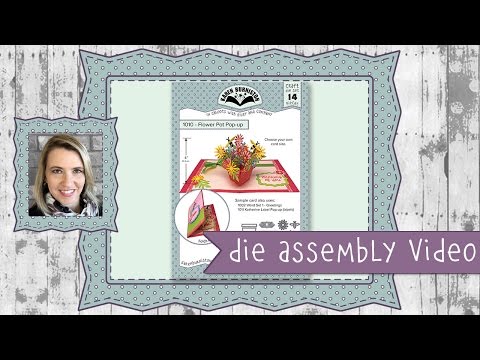 Simon Says Stamp! Karen Burniston FLOWER POT POP UP Die Set 1010