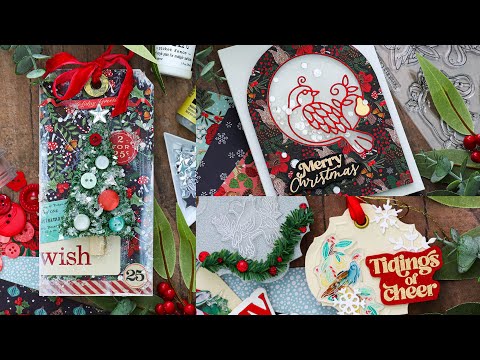 Simon Says Stamp! Simon Says Stamp FANCY TIDINGS OF CHEER Wafer Dies sssd112757