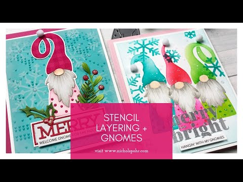 Simon Says Stamp! Simon Says Stamp Stencil SNOWFLAKES ssst121457