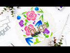 Simon Says Stamp! Simon Says Clear Stamps PAINTED FLOWERS sss302300c *