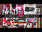 Simon Says Stamp! Tim Holtz Flip Top Distress Paint LUMBERJACK PLAID Ranger tdf82392