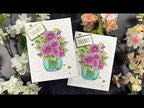 Simon Says Stamp! Honey Bee SECRET GARDEN A2 COVERPLATE Die hbds-sgdn