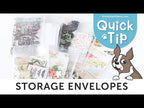 Simon Says Stamp Storage Envelopes 10 pack st0110 Be Creative