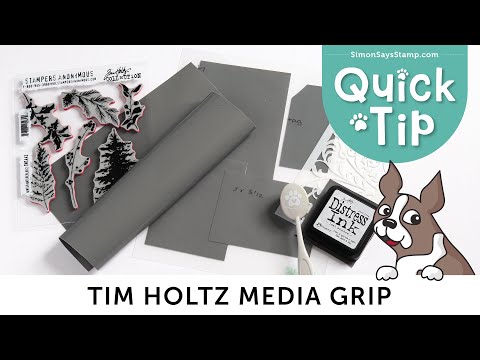 Tim Holtz Tonic MEDIA GRIP MAT 4633e Have You Tried Tim Holtz Media Grip Yet Video