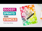 Simon Says Stamp! Simon Says Stamp Stencils LAYERED CONFETTI ssst221610