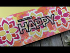 Simon Says Stamp! CZ Design CHUNKY HAPPY Wafer Dies czd93
