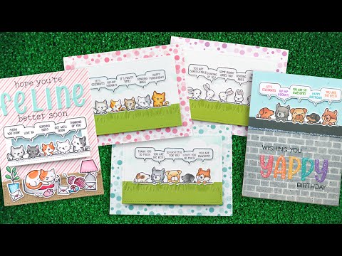 Simon Says Stamp! Lawn Fawn SIMPLY CELEBRATE CRITTERS Clear Stamps lf2860