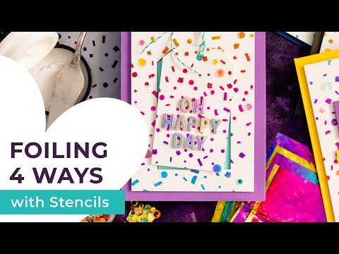 Simon Says Stamp! Simon Says Stamp Stencil CONFETTI ssst121438